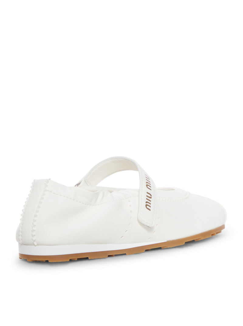 PLUME BALLET FLATS IN NAPPA