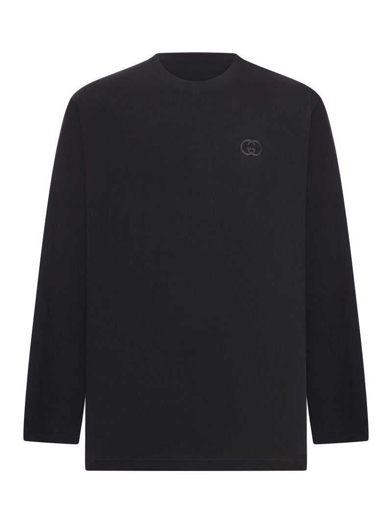 COTTON JERSEY T-SHIRT WITH EMBROIDERED LOGO