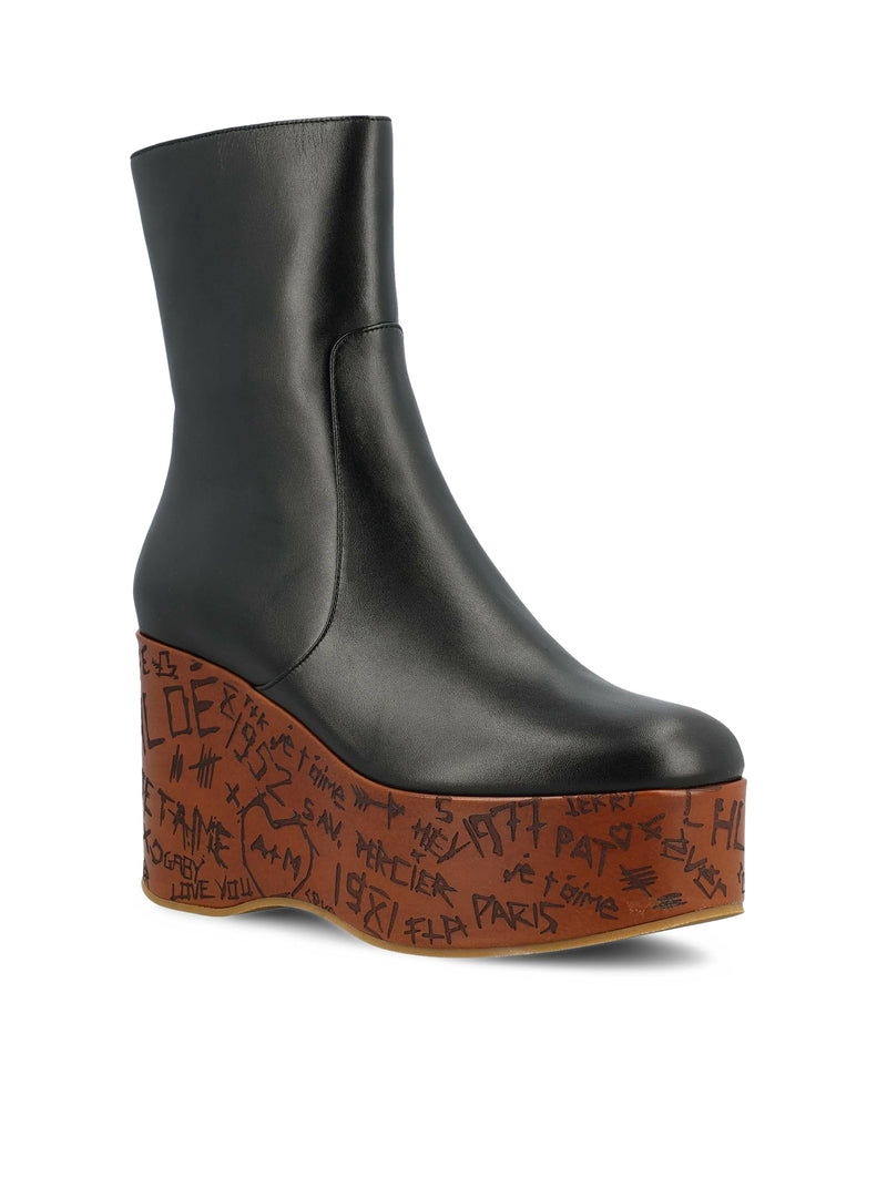 MAXIME WEDGE ANKLE BOOTS