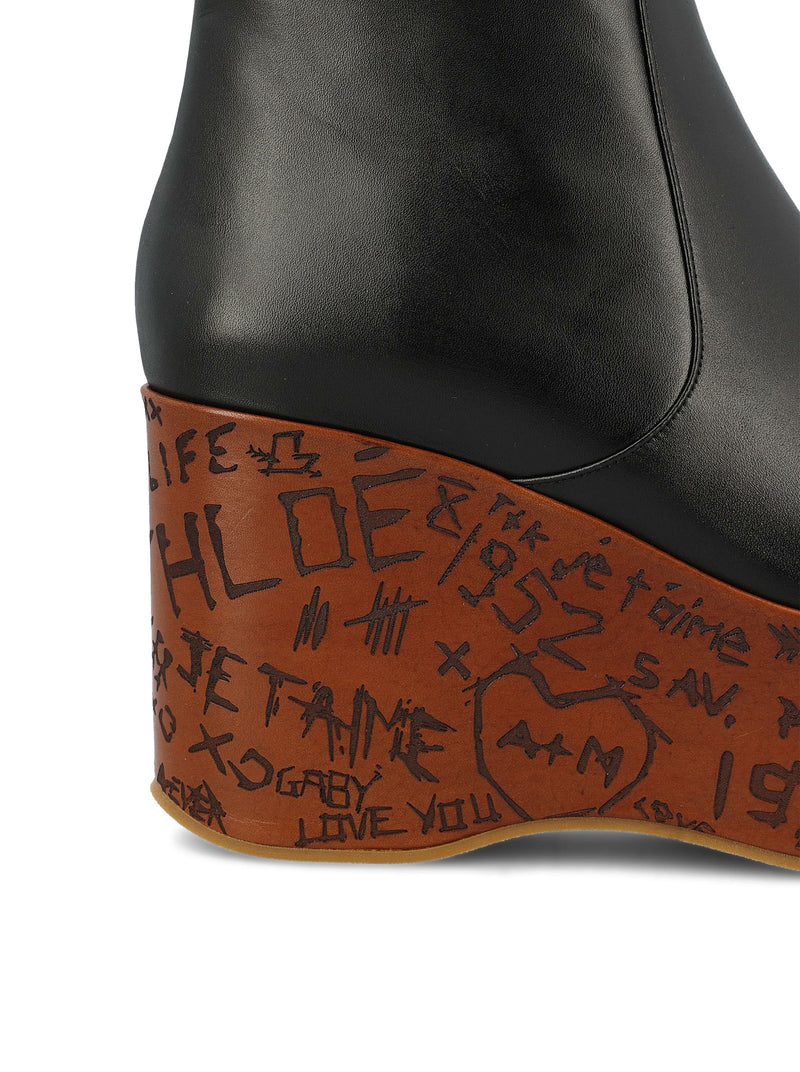 MAXIME WEDGE ANKLE BOOTS