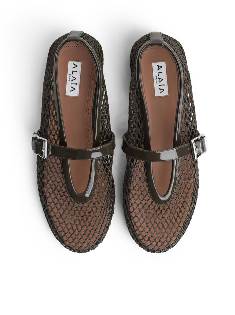 FLAT MESH BALLERINAS
