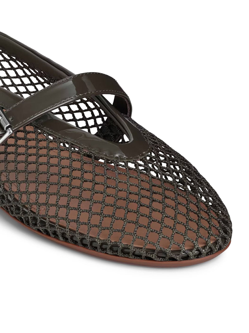 FLAT MESH BALLERINAS