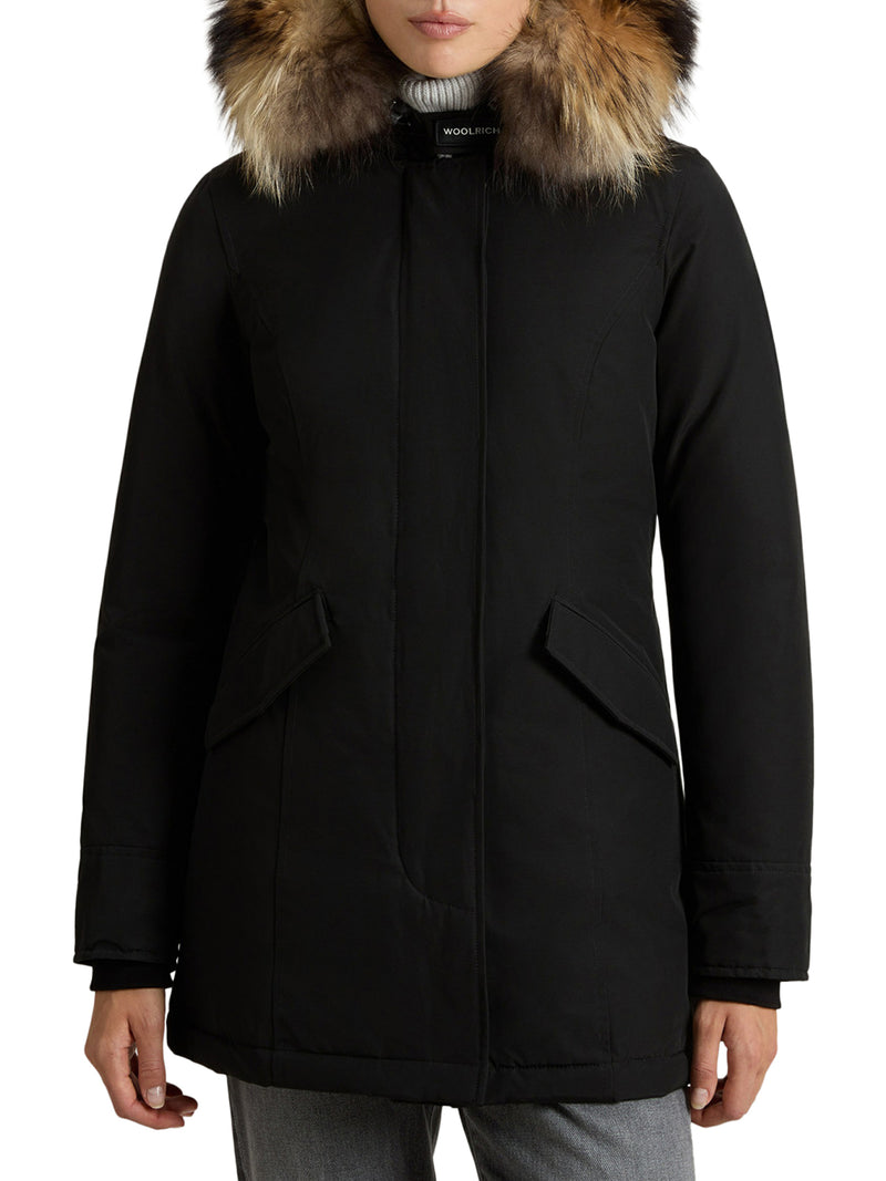 ARCTIC PARKA IN RAMAR CLOTH WITH REMOVABLE FUR