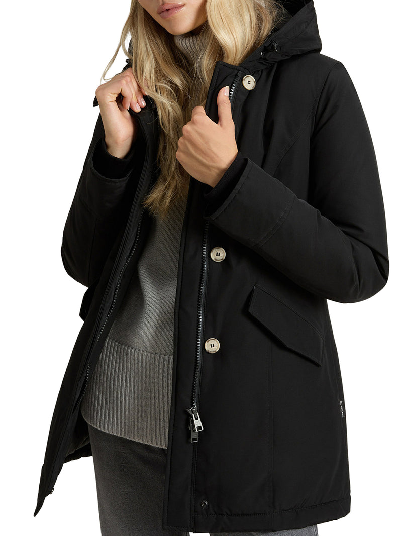 ARCTIC PARKA IN RAMAR CLOTH WITH REMOVABLE FUR