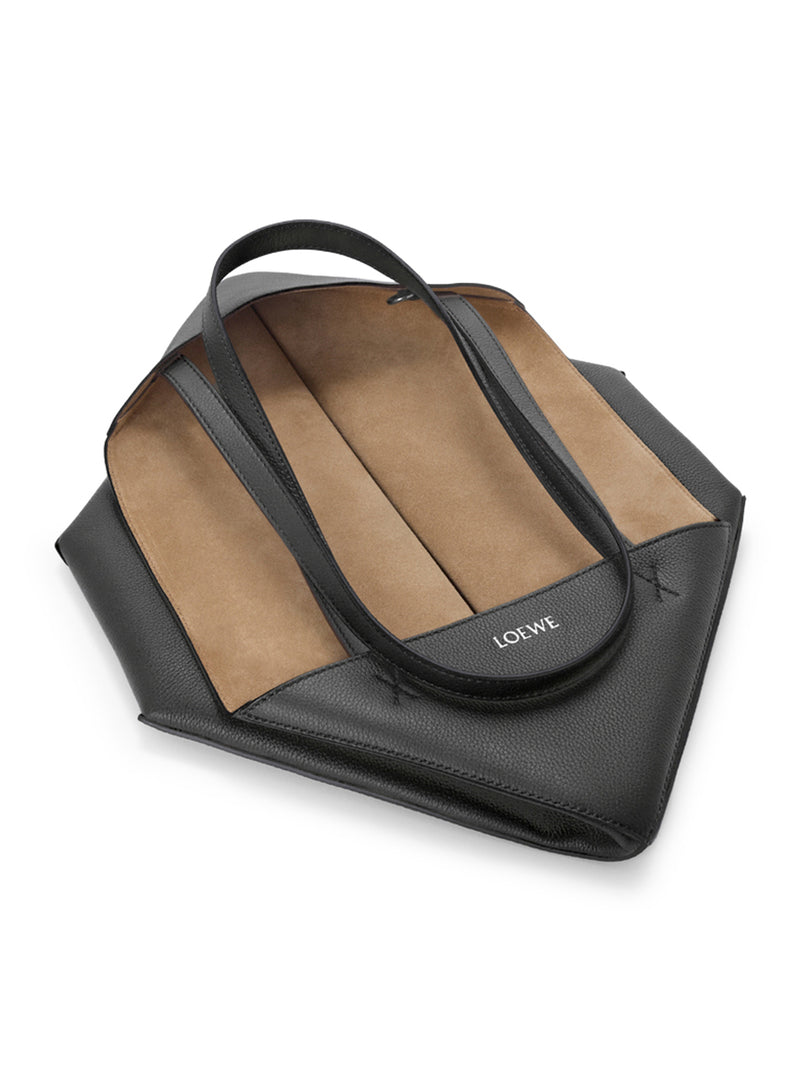 MEDIUM PUZZLE FOLD HORIZONTAL TOTE BAG IN GRAINED CALFSKIN