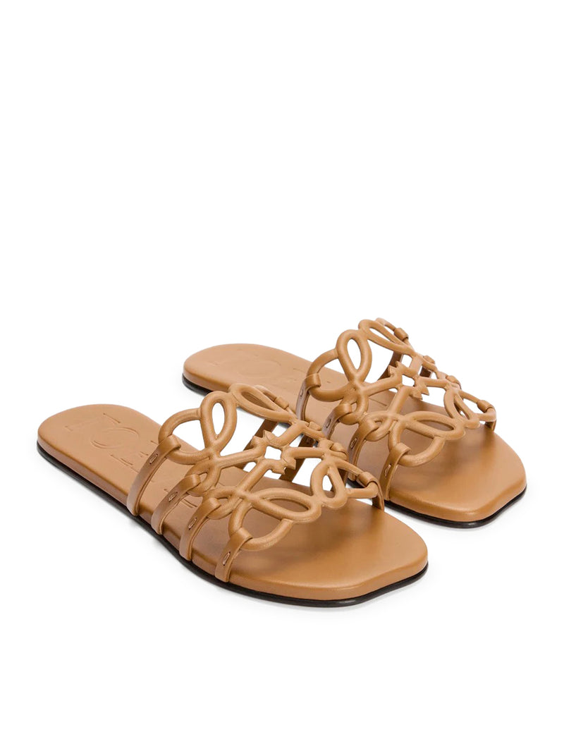 ANAGRAM PETAL SLIDE IN CALFSKIN
