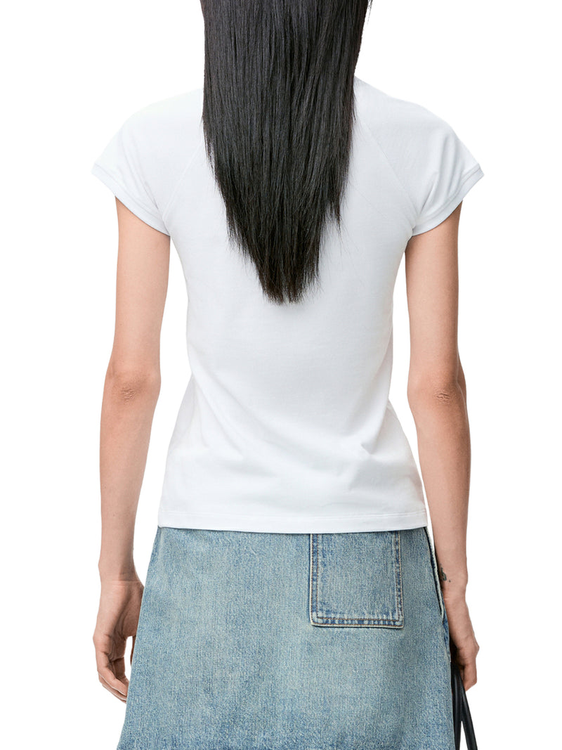 SMALL FIT T-SHIRT WITH ANAGRAM EMBROIDERY