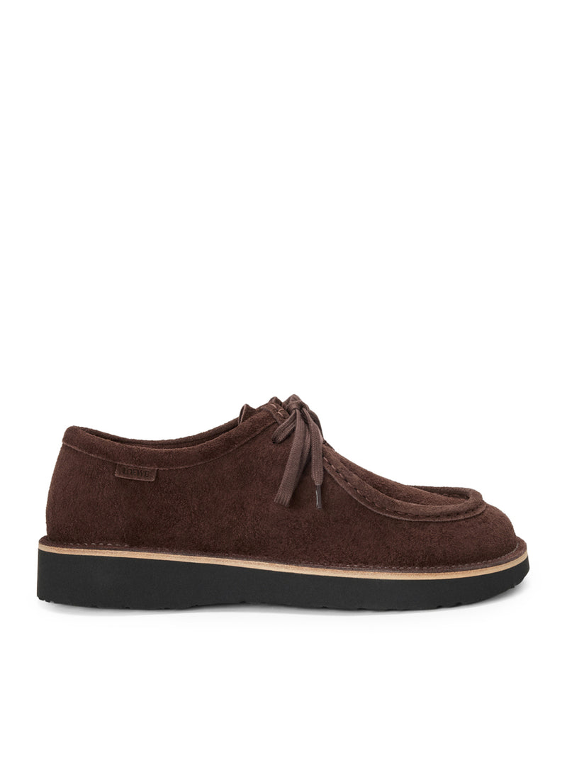 FARO LACE-UP SHOES IN SUEDE CALFSKIN