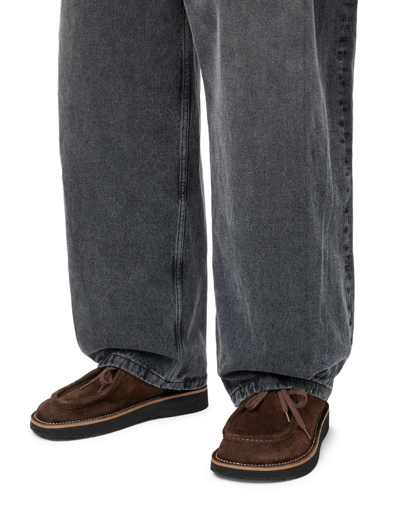 FARO LACE-UP SHOES IN SUEDE CALFSKIN