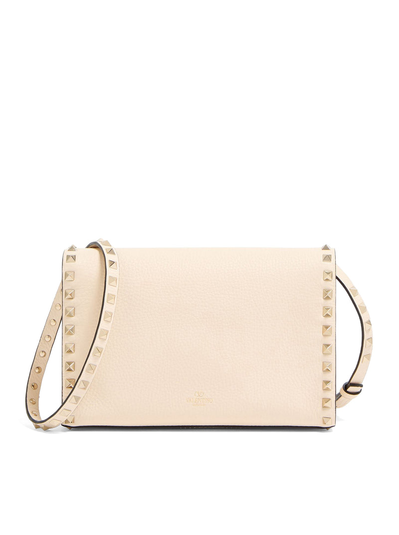 ROCKSTUD SMALL GARNET CALFSKIN CROSSBODY BAG