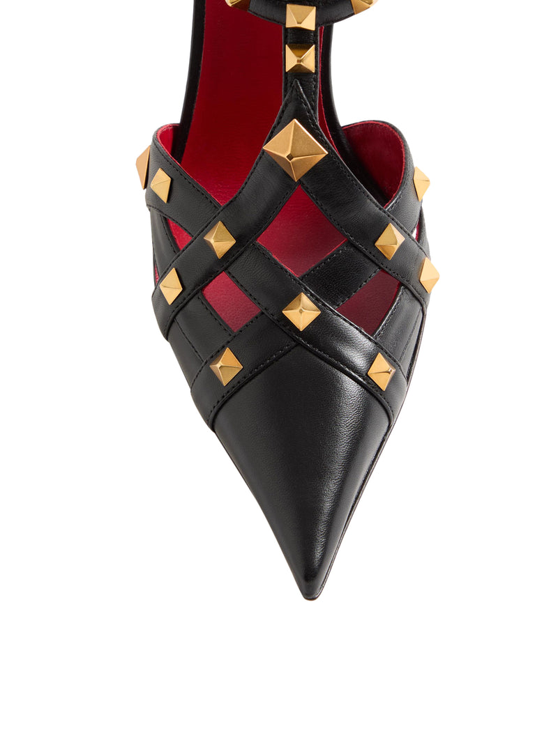 100MM STUDDY KIDSKIN DÉCOLLETÉ