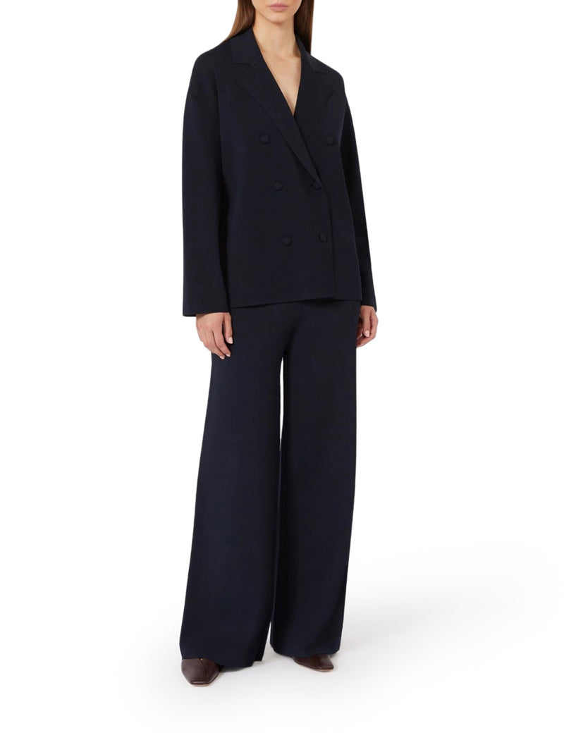 CREPE KNIT TROUSERS
