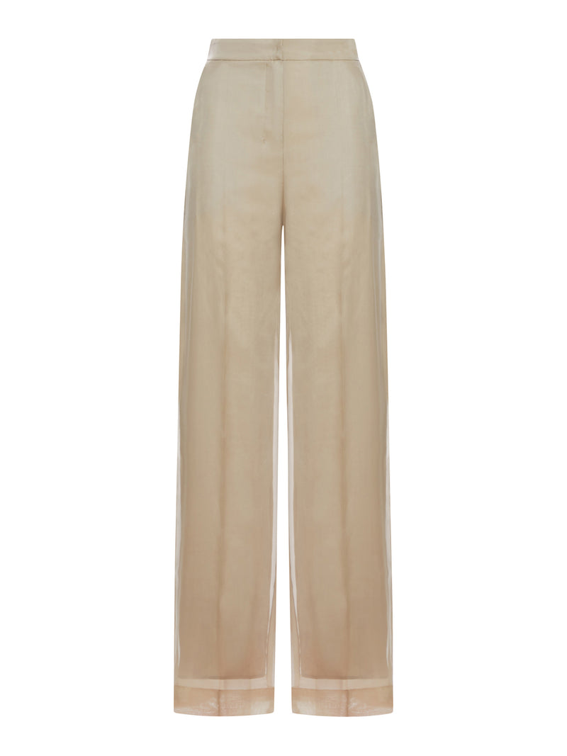 OLIVI TROUSERS IN SILK ORGANZA