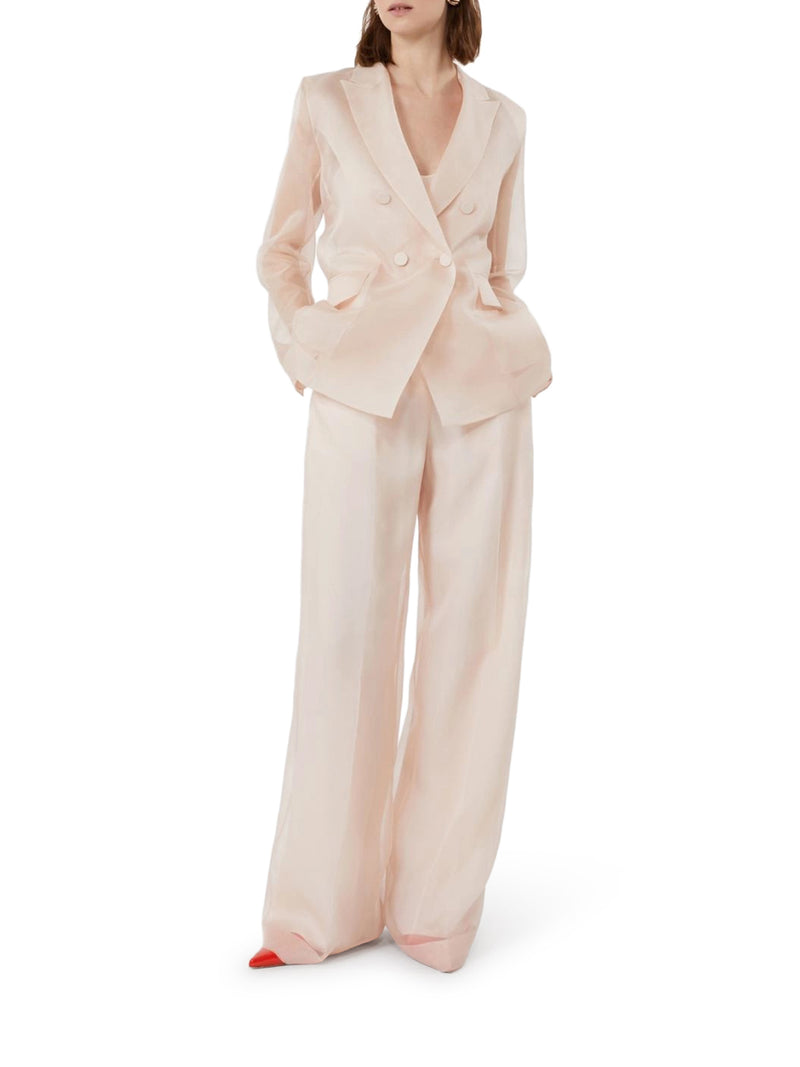 SILK ORGANZA SLOGAN JACKET