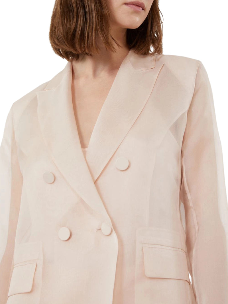 SILK ORGANZA SLOGAN JACKET