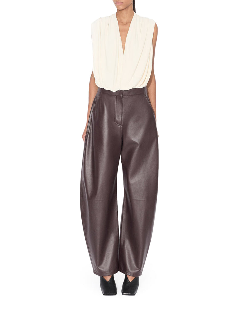 JERSEY BODYSUIT WITH HOOD