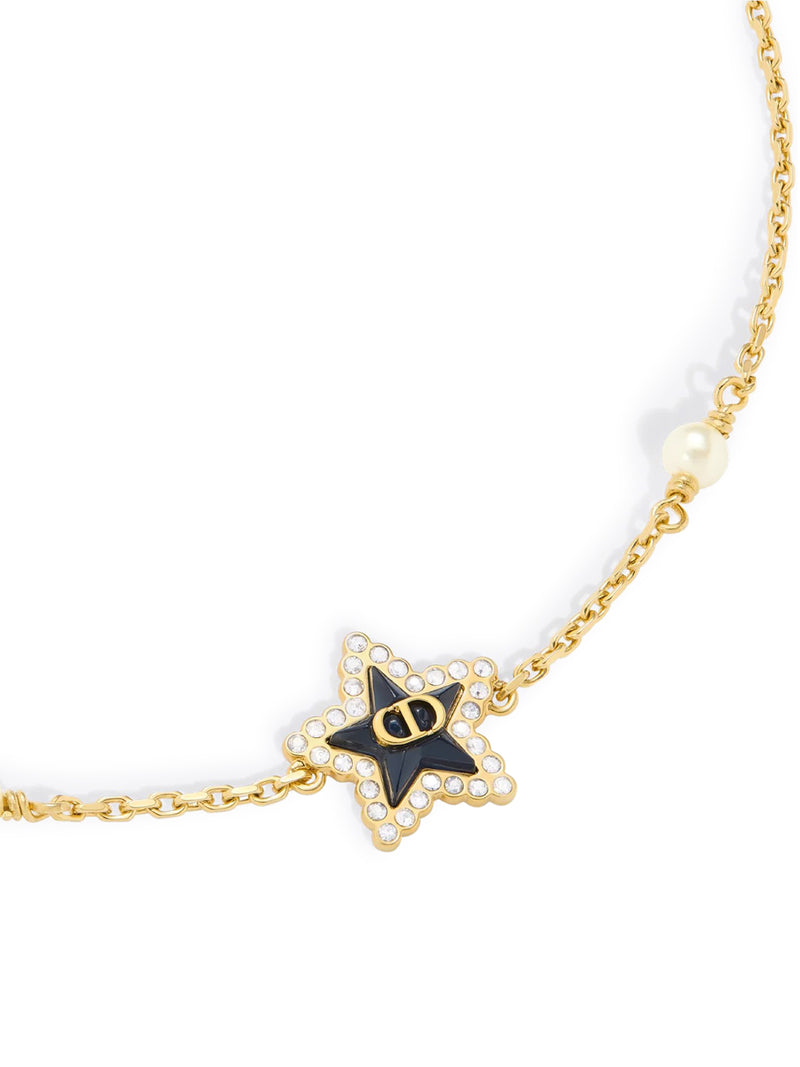 PETIT CD LUCKY BAROQUE METAL BRACELET WITH GOLD-COLOURED FINISH