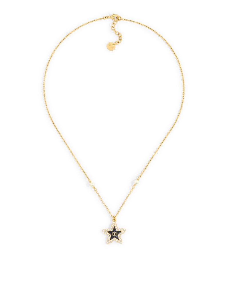 PETIT CD LUCKY BAROQUE NECKLACE IN GOLD-TONE MET