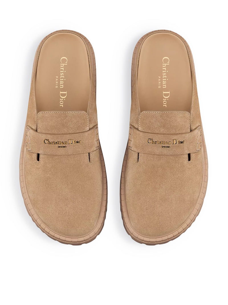 BOY`S SABOT IN SUEDE CALFSKIN