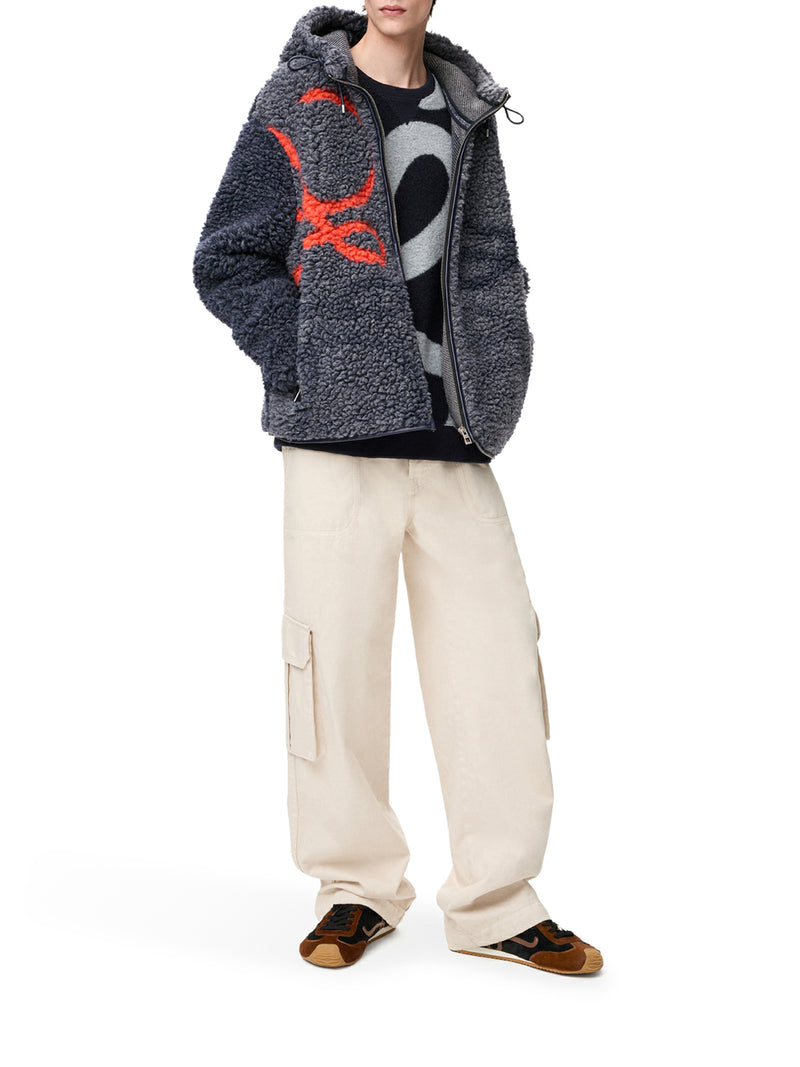 ANAGRAM JACQUARD FLEECE JACKET