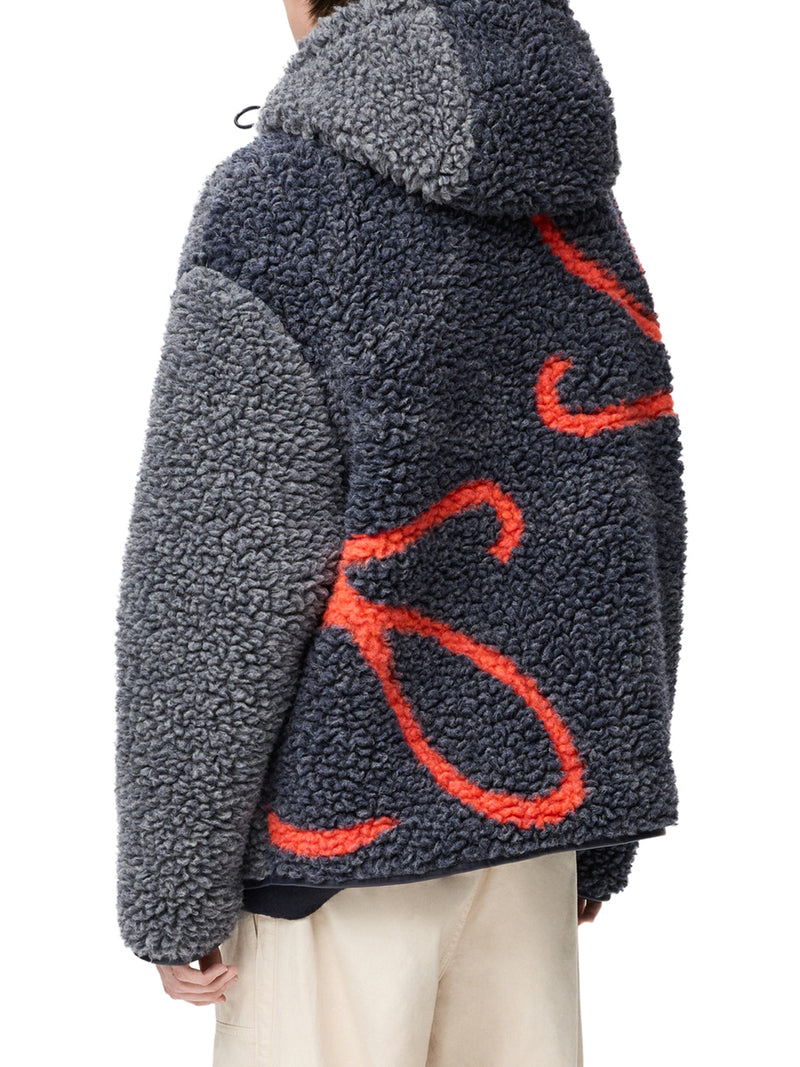 ANAGRAM JACQUARD FLEECE JACKET