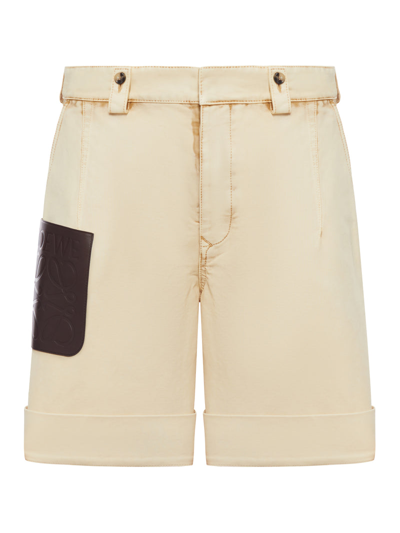 COTTON SHORTS WITH CUFFS