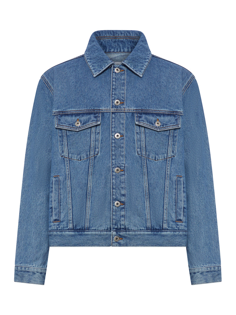 DENIM JACKET WITH ANAGRAM