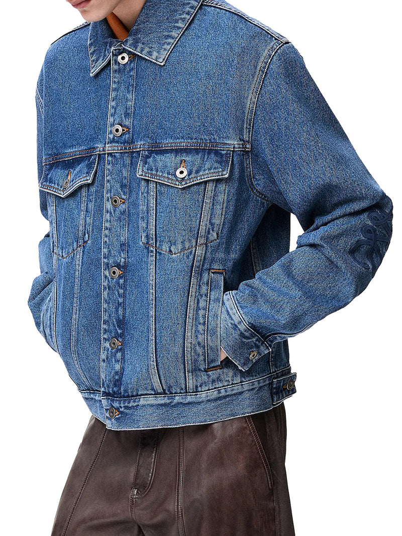 DENIM JACKET WITH ANAGRAM