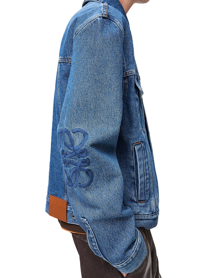 DENIM JACKET WITH ANAGRAM