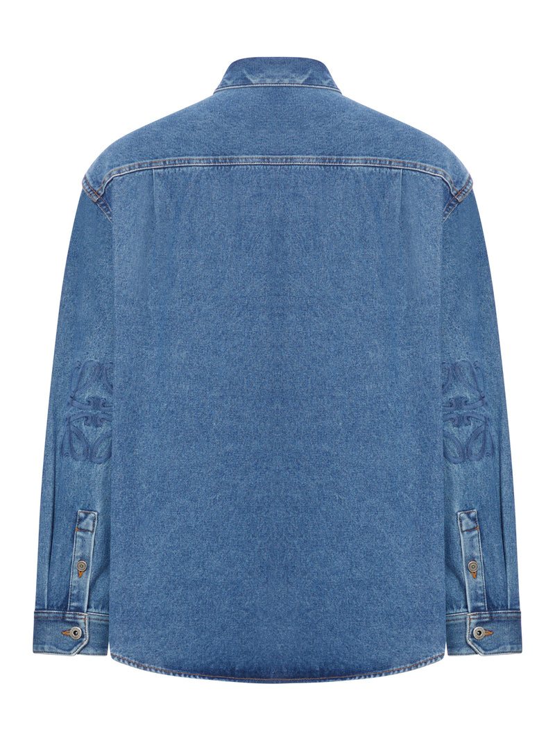 DENIM ANAGRAM OVERSHIRT