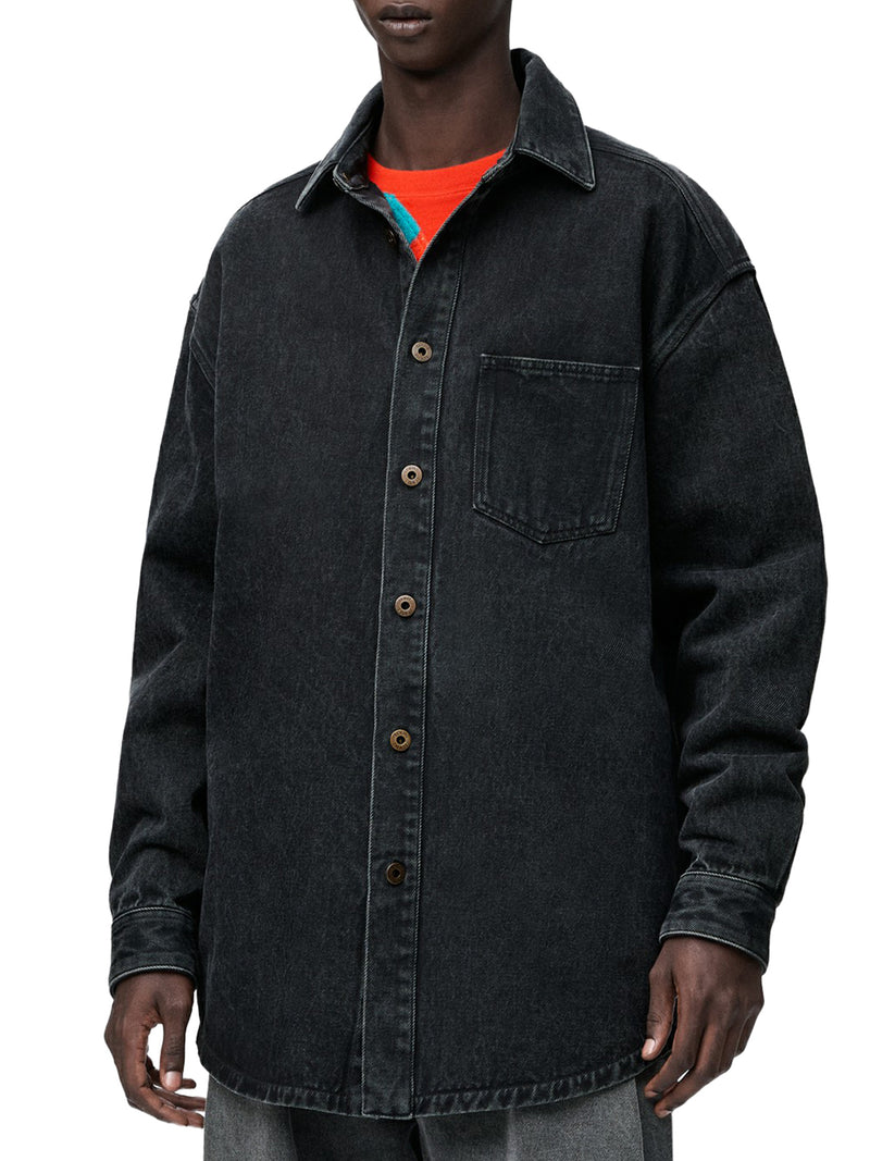 DENIM ANAGRAM OVERSHIRT