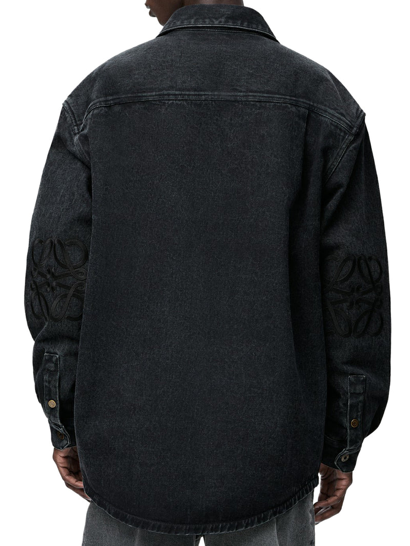 DENIM ANAGRAM OVERSHIRT