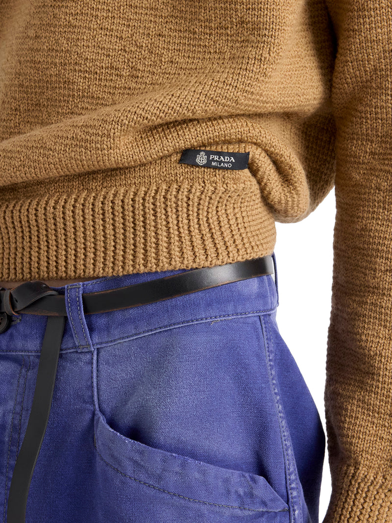 CREW NECK SWEATER IN VIRGIN WOOL