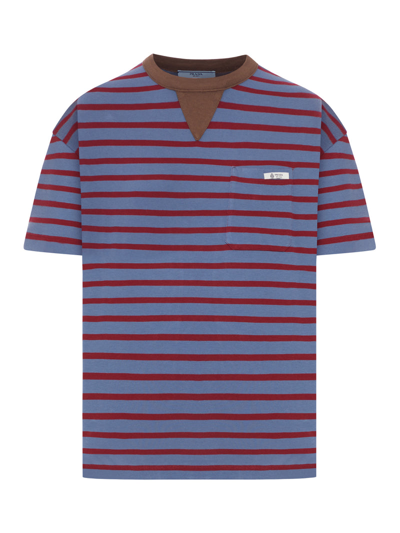 OVERSIZED T-SHIRT IN STRIPED JERSEY