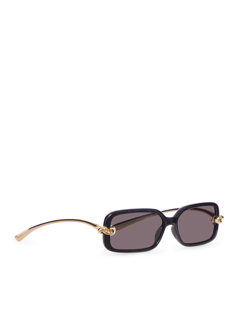 KNOT RECTANGULAR SUNGLASSES