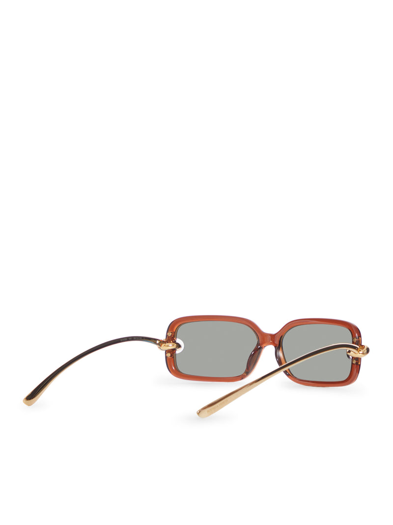 KNOT RECTANGULAR SUNGLASSES