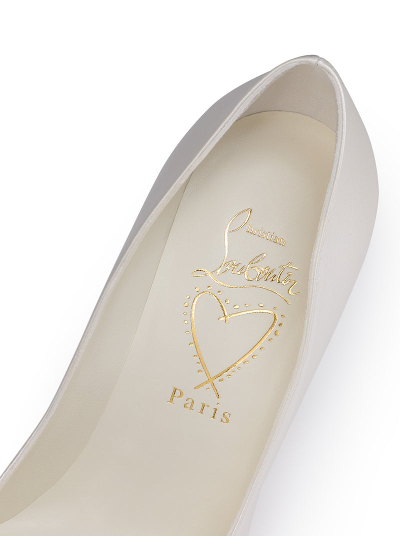 MISS Z 100MM PUMPS IN PEARLESCENT LEATHER