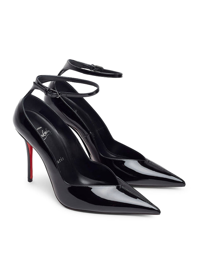 EROZEE 100 BLACK PATENT DÉCOLLETÉ