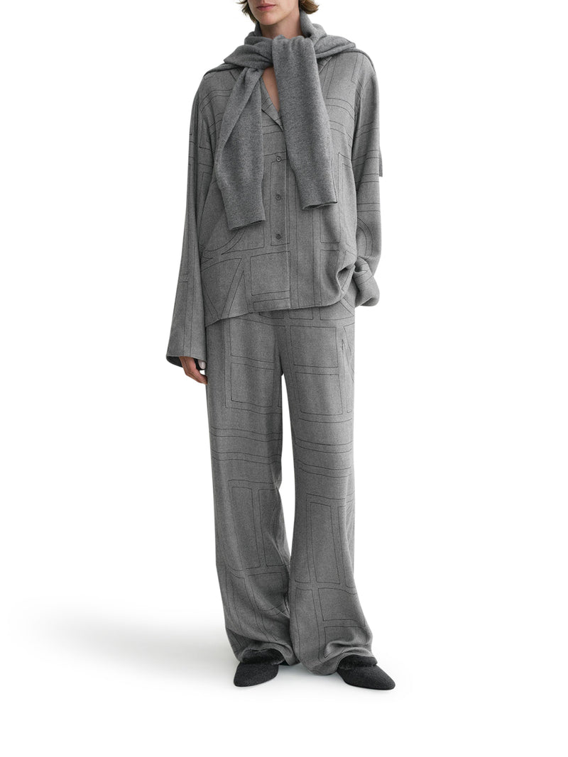 MONOGRAM FLANNEL SHIRT