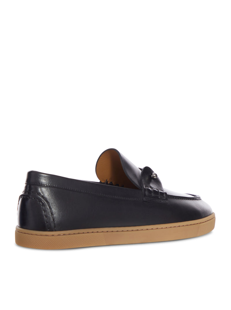 CHAMBELIBOAT LOAFERS IN PATINATED CALFSKIN