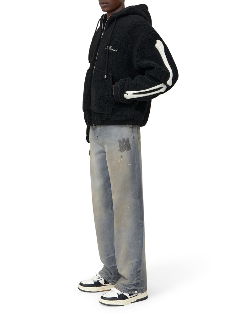 BONES FLEECE ZIP HOODIE