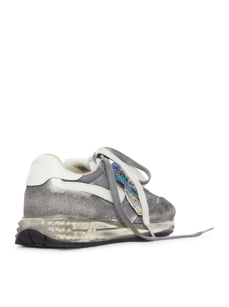 REELWIND SUPER VINTAGE SNEAKERS IN NYLON AND SUEDE