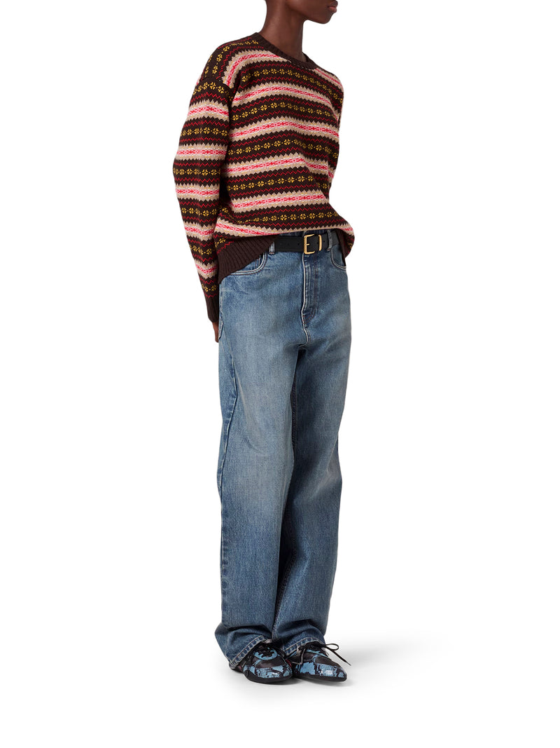 CREW NECK WOOL SWEATER