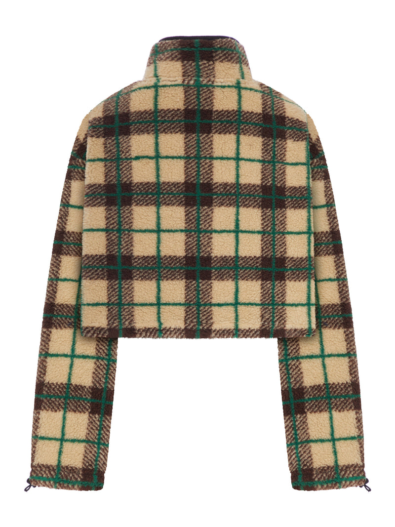 TEDDY CHECK JACKET