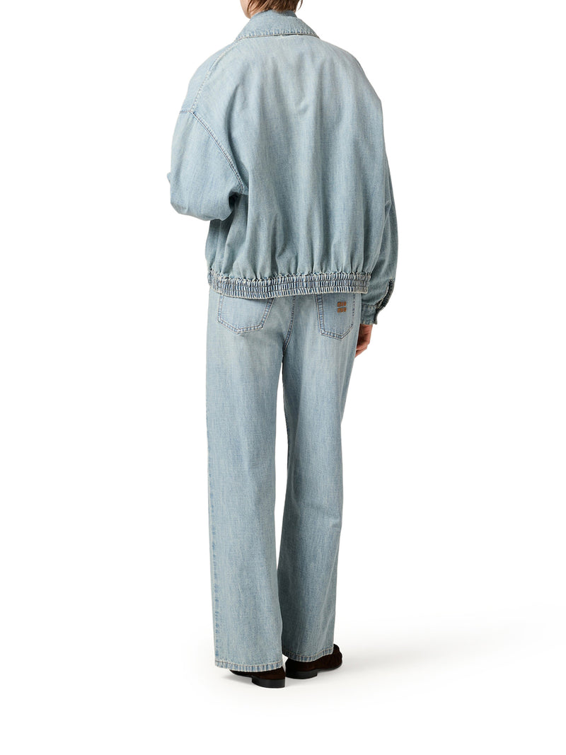 CHAMBRAY DENIM JEANS