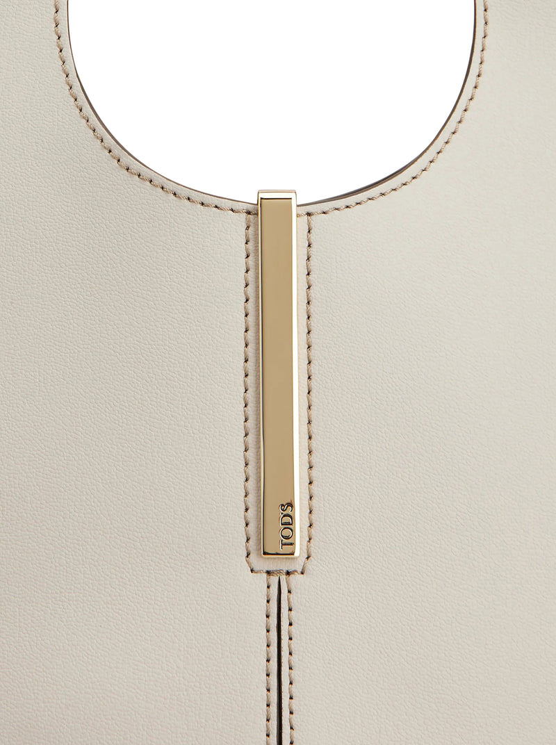 MINI LEATHER TOTE SHOPPING BAG