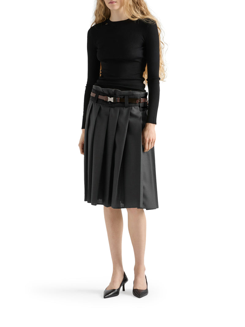 CREW NECK WOOL SWEATER