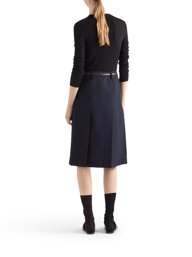 RIBBED WOOL CARDIGAN