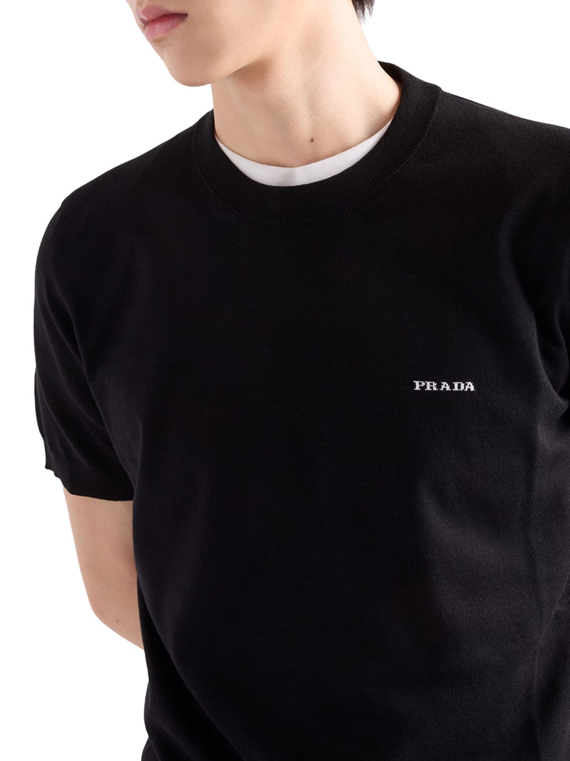 CREW NECK COTTON SWEATER