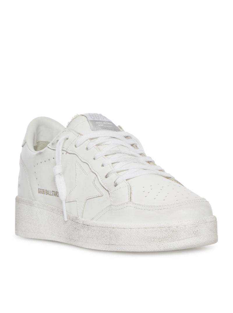 BALL STAR SNEAKERS WITH STAR AND WHITE LEATHER HEEL TAB